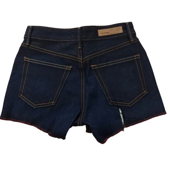 GRLFRND unfinished Helena denim jeans shorts in Death Valley Size 23 NEW - Picture 2 of 6